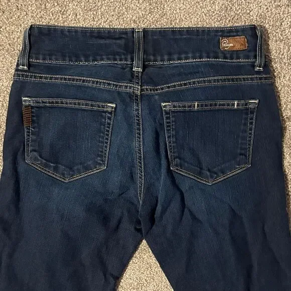 Y2K PAIGE Dark Indigo Women's Boot Cut Jeans. Size 27. - Picture 10 of 12